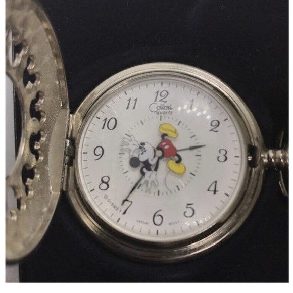Vintage Colibrì Mickey Mouse Pocket Watch - Picture 6 of 10